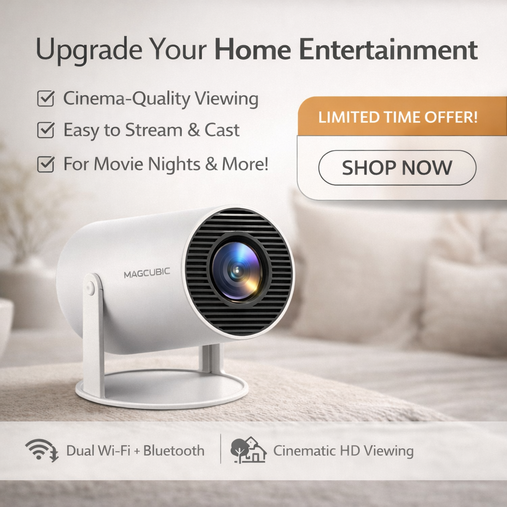 Projector HY300 Pro 8K Android 14 Dual Wifi6 290ANSI Allwinner H726 BT5.4 1080P 1280*720P Home Cinema Outdoor Projetor
