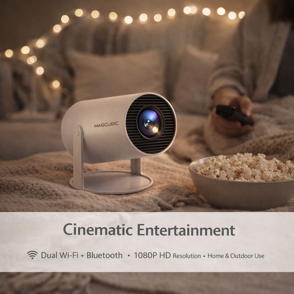 Projector HY300 Pro 8K Android 14 Dual Wifi6 290ANSI Allwinner H726 BT5.4 1080P 1280*720P Home Cinema Outdoor Projetor